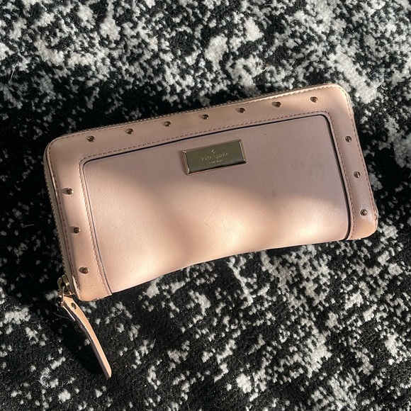 AUTHENTIC KATE SPADE PINK TRI FOLD WALLET - Picture 1 of 12